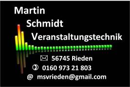 Martin Schmidt Veranstaltungstechnik in Rieden